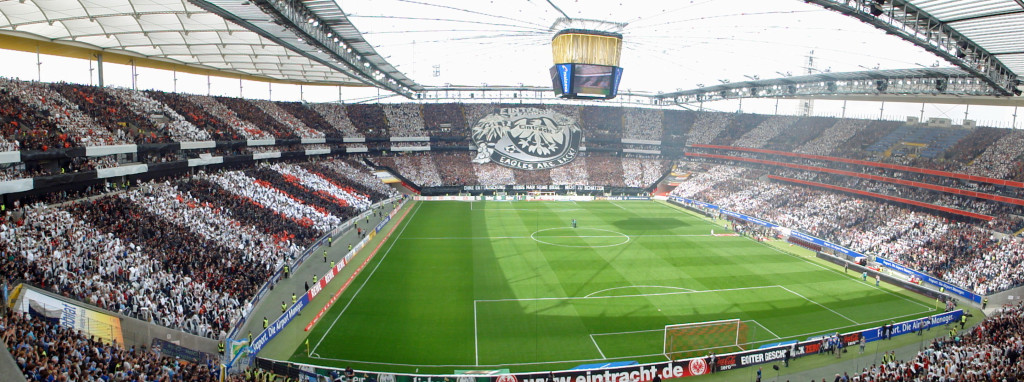 Choreo der Eintracht Frankfurt Ultras