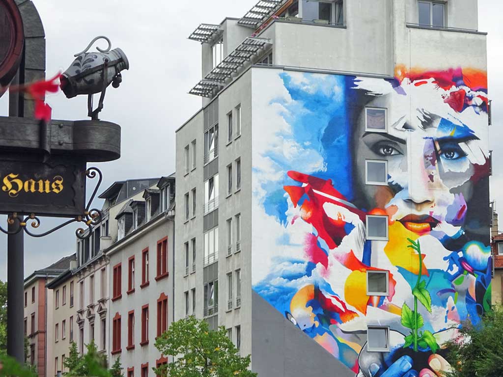 Cor - Let your life grow - Mural in Frankfurt