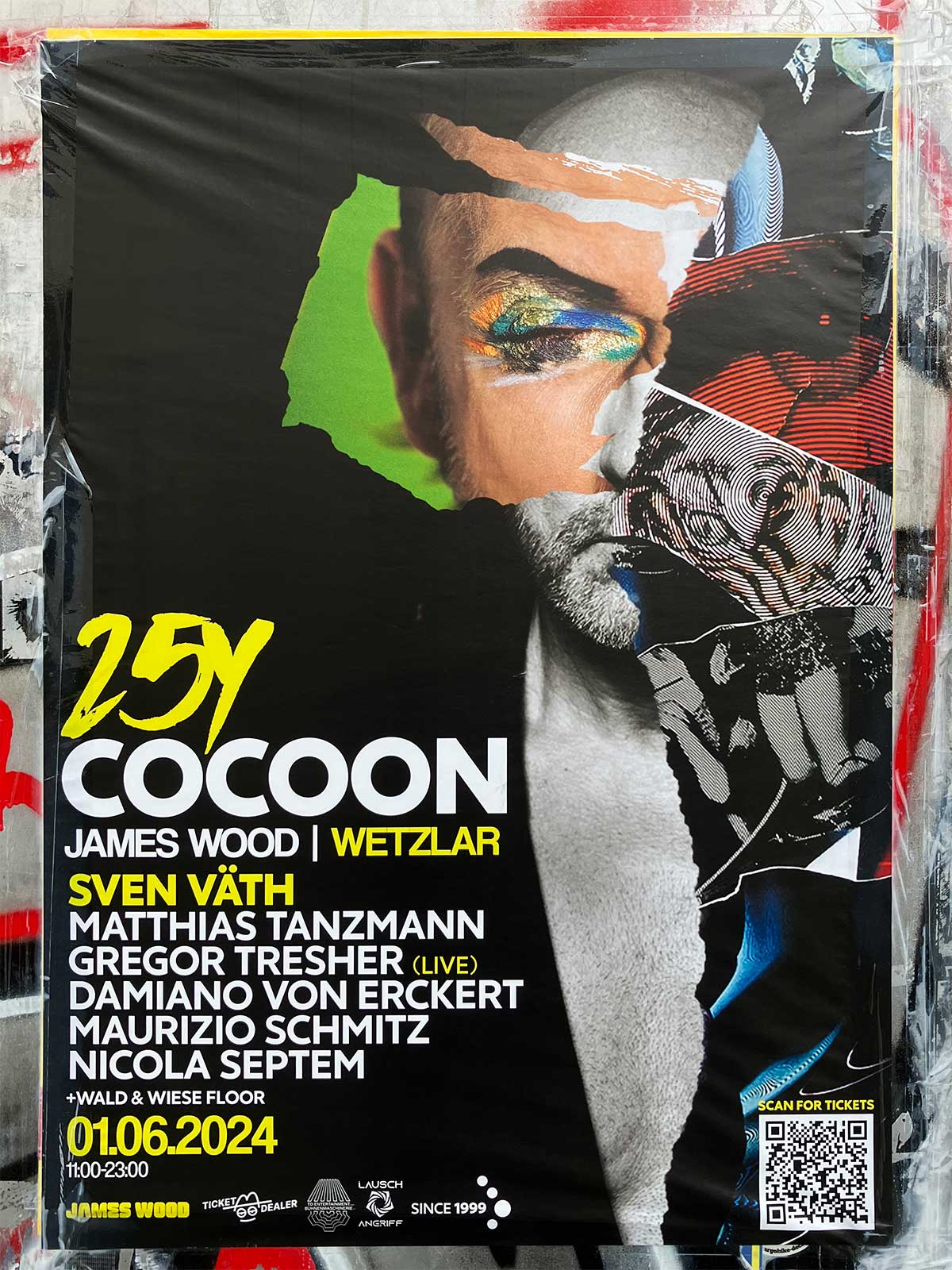 25 years Cocoon in Wetzlar - Plakatgestaltung in Frankfurt