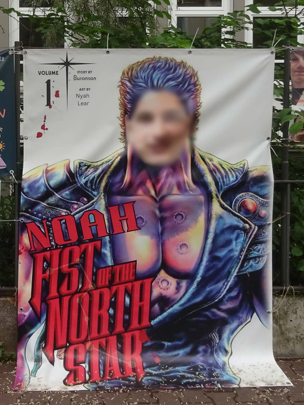 Abi-Plakate in Frankfurt 2024 - Fist of the Northstar