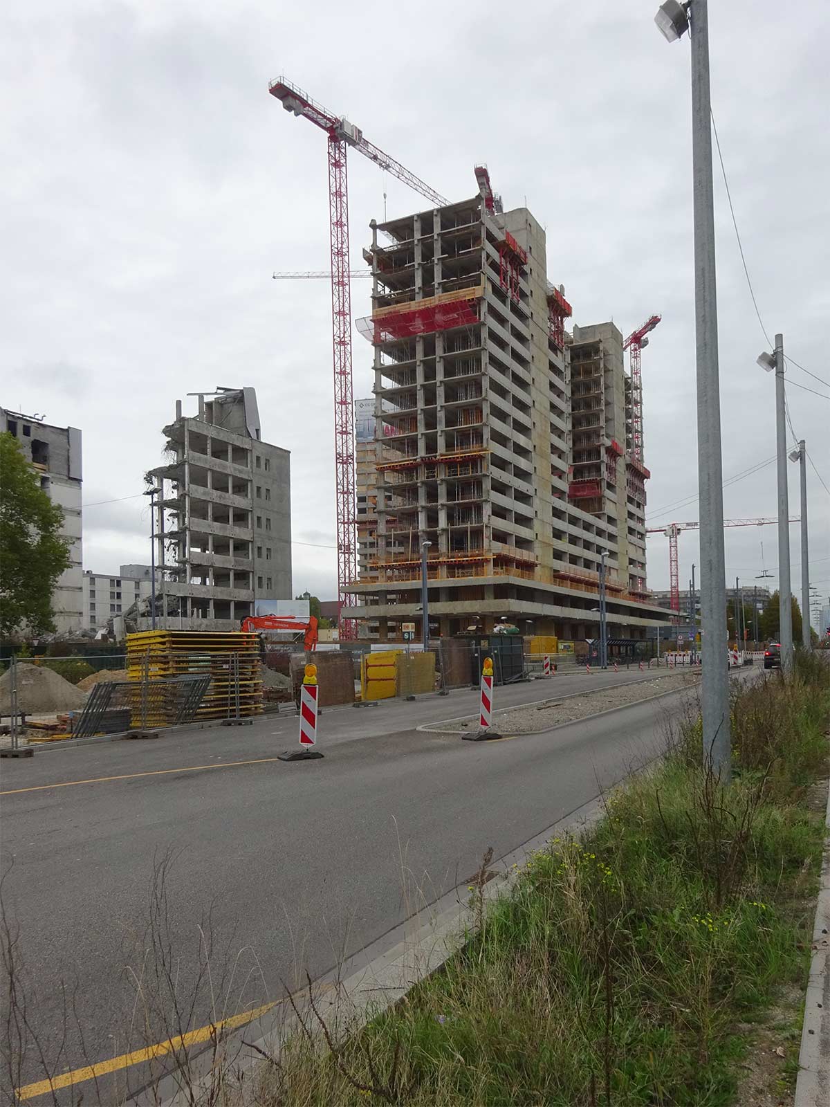 Baustelle KWU-/Siemens-Türme am Kaiserlei