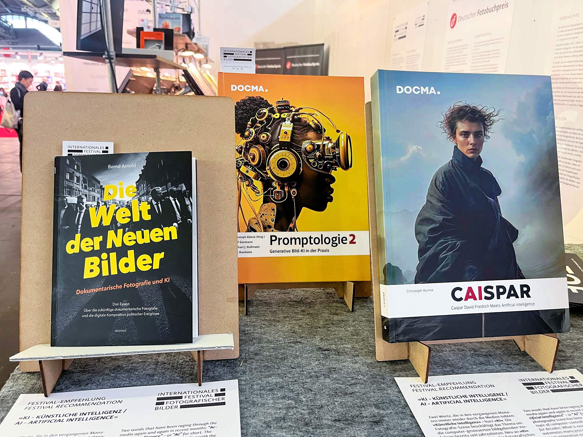 Bücher über Künstliche Intelligenz zu Bildern und Fotografie auf der Frankfurter Buchmesse 2024