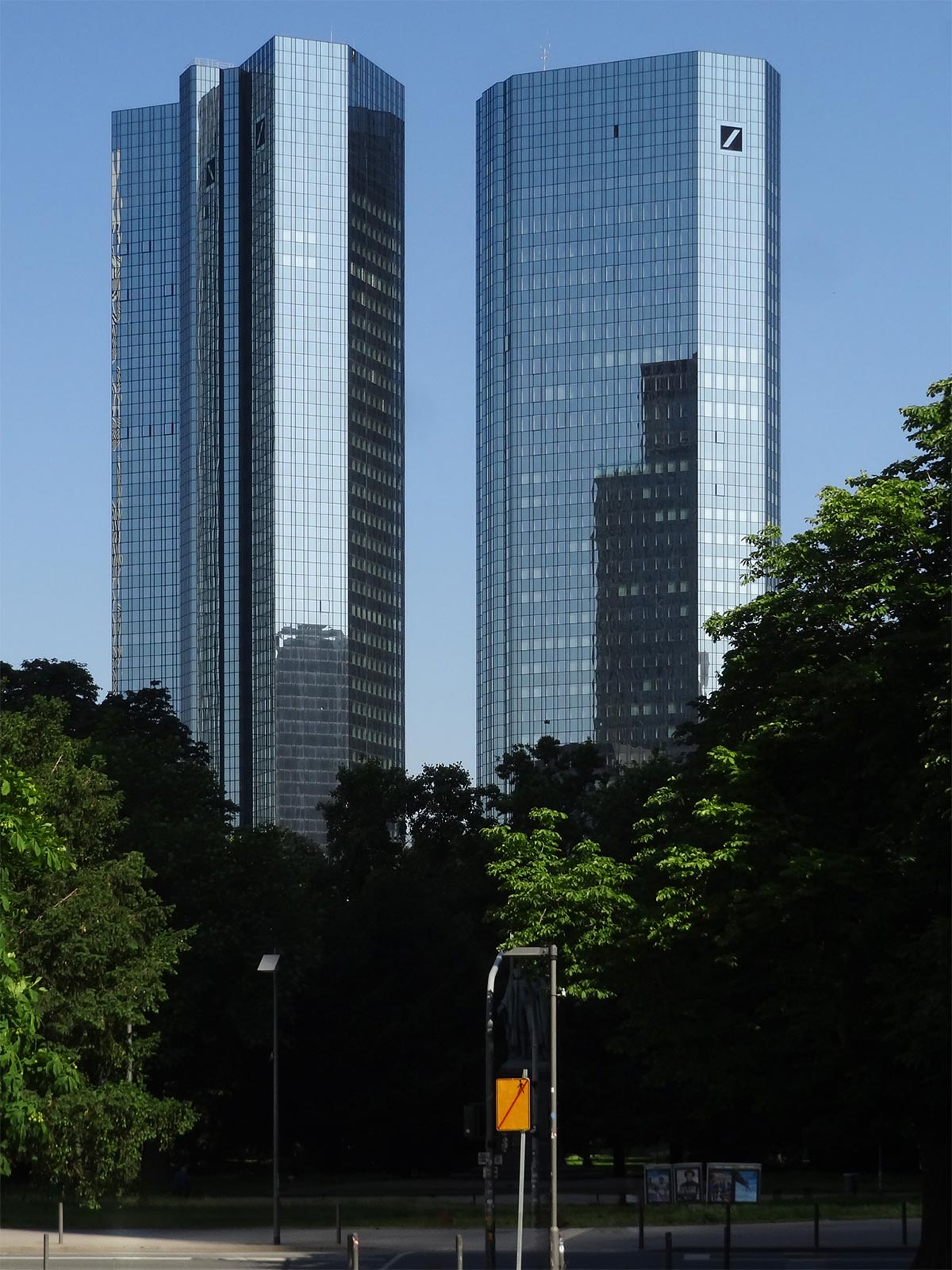 Deutsche-Bank-Hochhäuser in Frankfurt