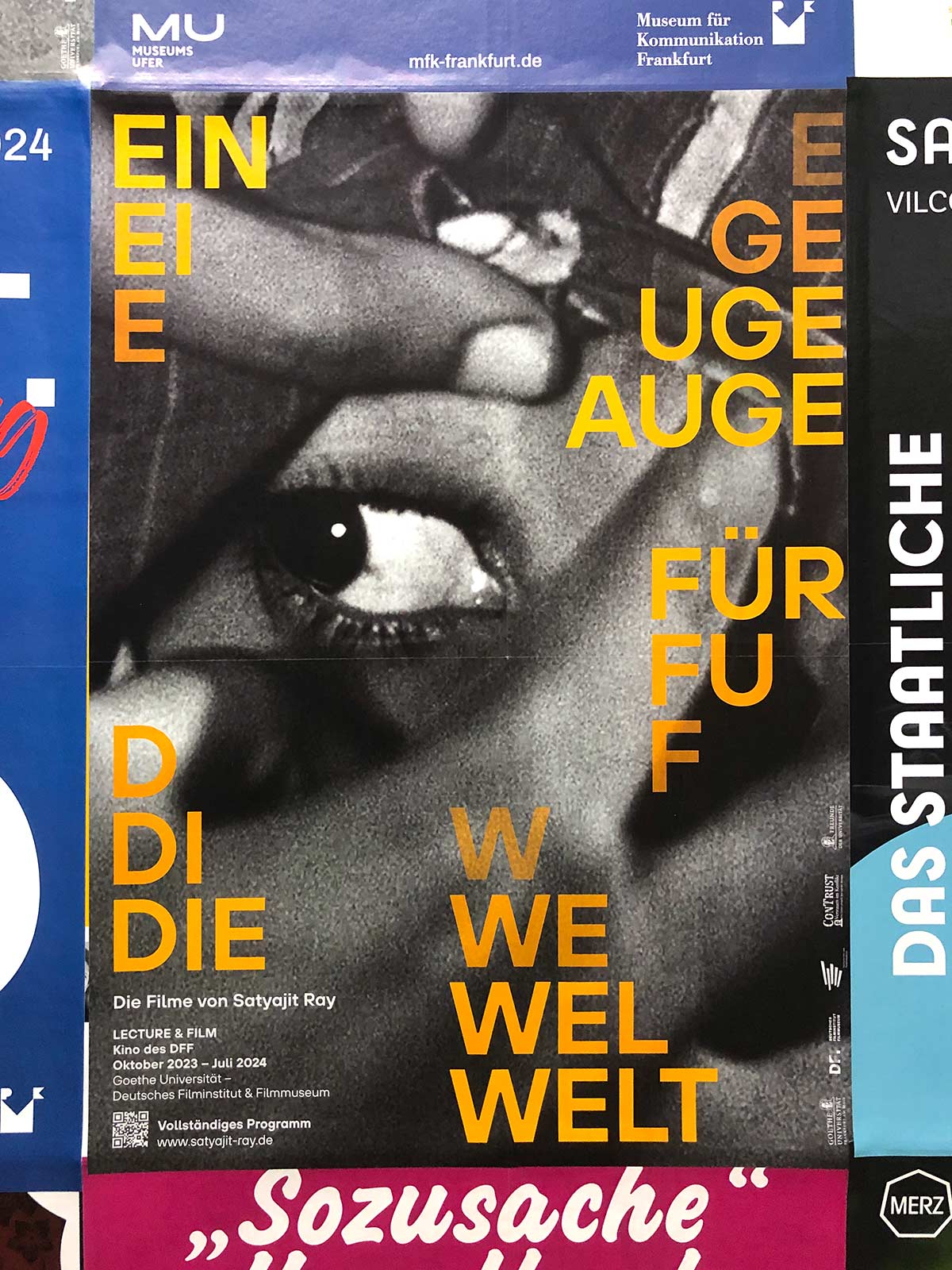 DFF: Ein Auge für die Welt - Plakatgestaltung in Frankfurt