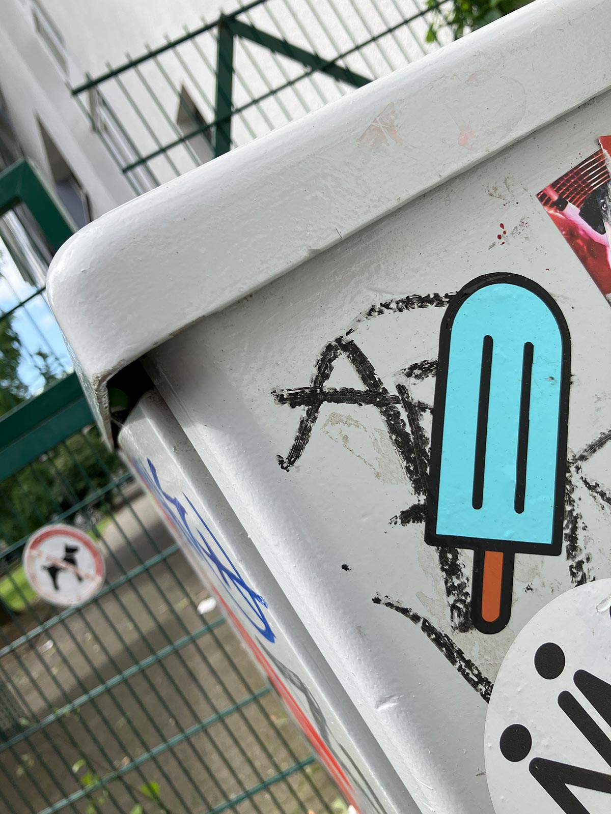 Eis-am-Stiel-Aufkleber in Frankfurt