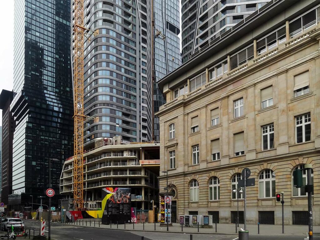 Four Frankfurt - Baustelle in der Großen Gallusstraße