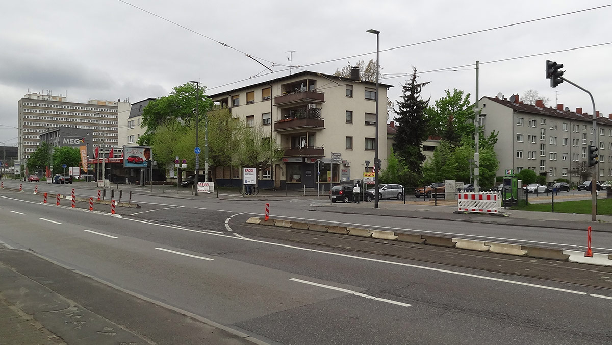 Hanauer Landstraße ohne Cassellabrücke