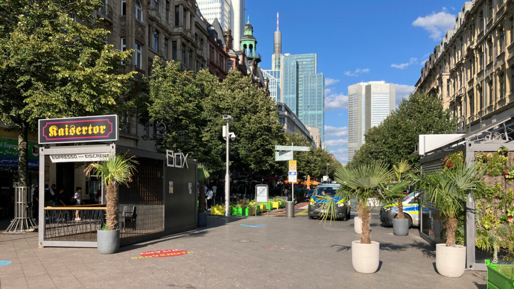 Kaisertor-Food-Container in der Kaiserstraße