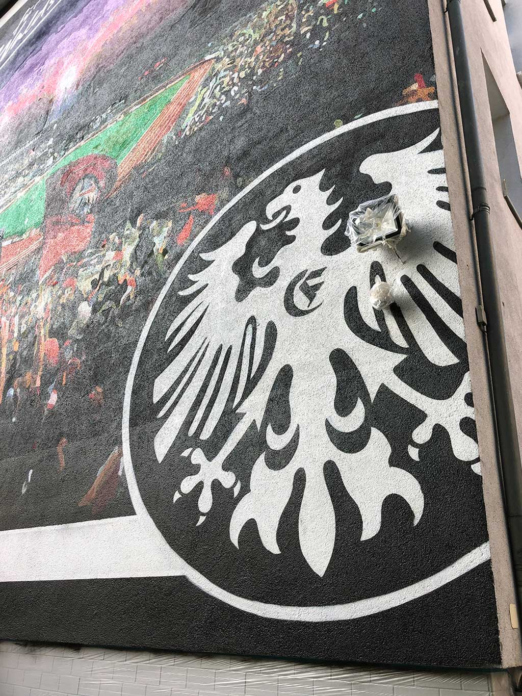 Mural in Frankfurt am Main - Für immer Waldstadion