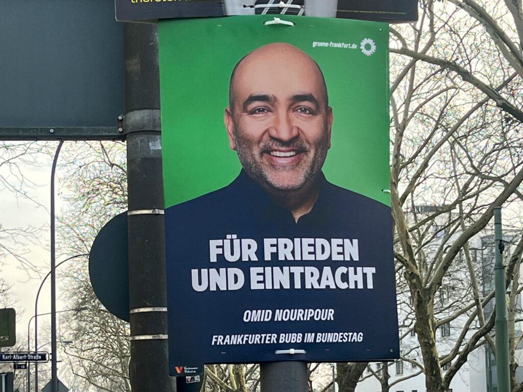 Omid Nouripour: Für Frieden und Eintracht