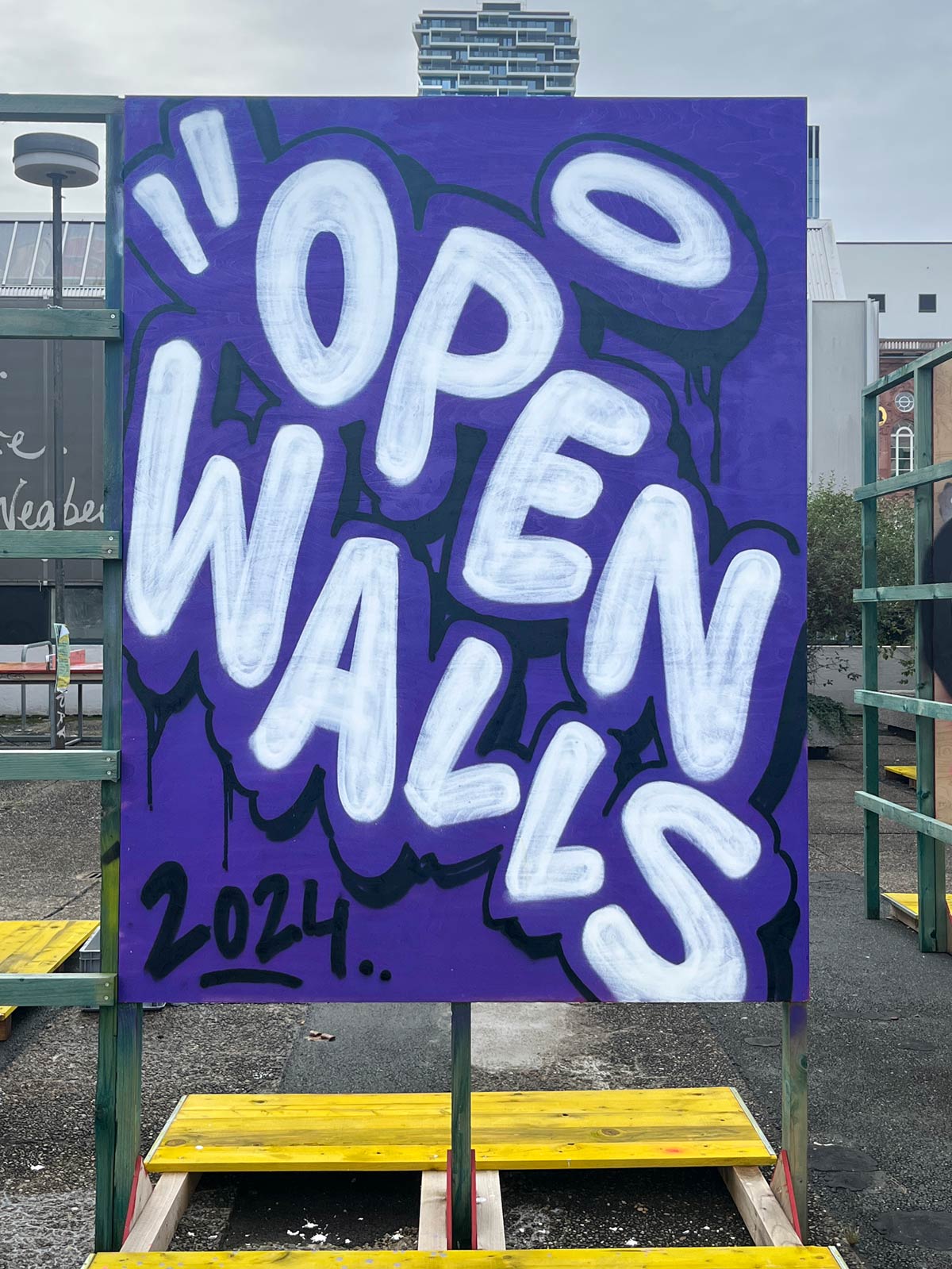 Open Walls auf dem Campus Bockenheim in Frankfurt am Main