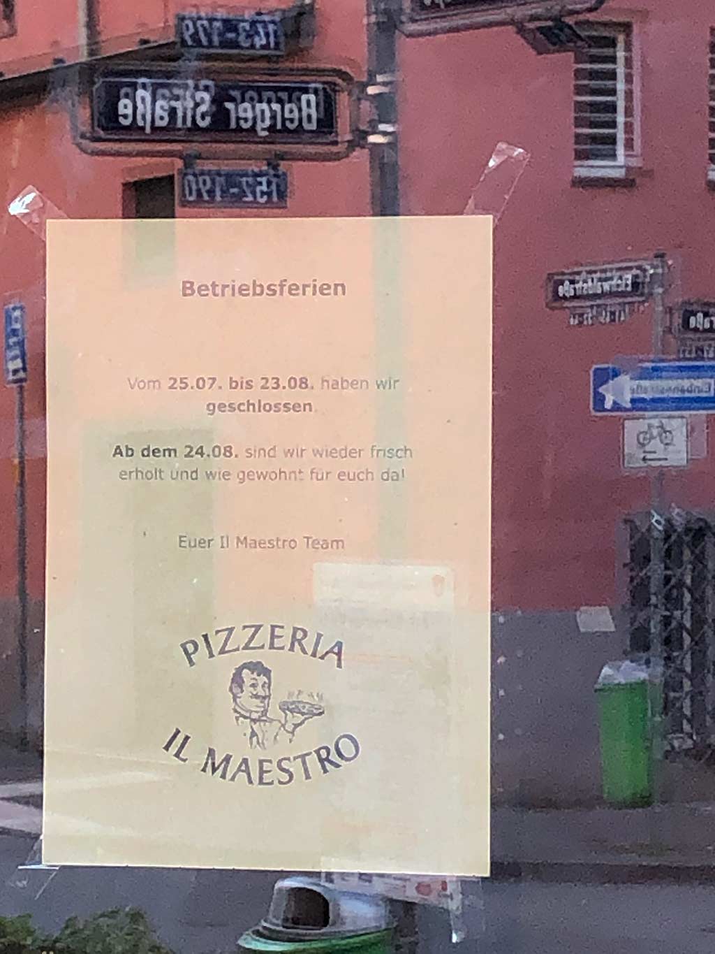 Urlaubszeit in Bornheim: Pizzeria Il Maestro