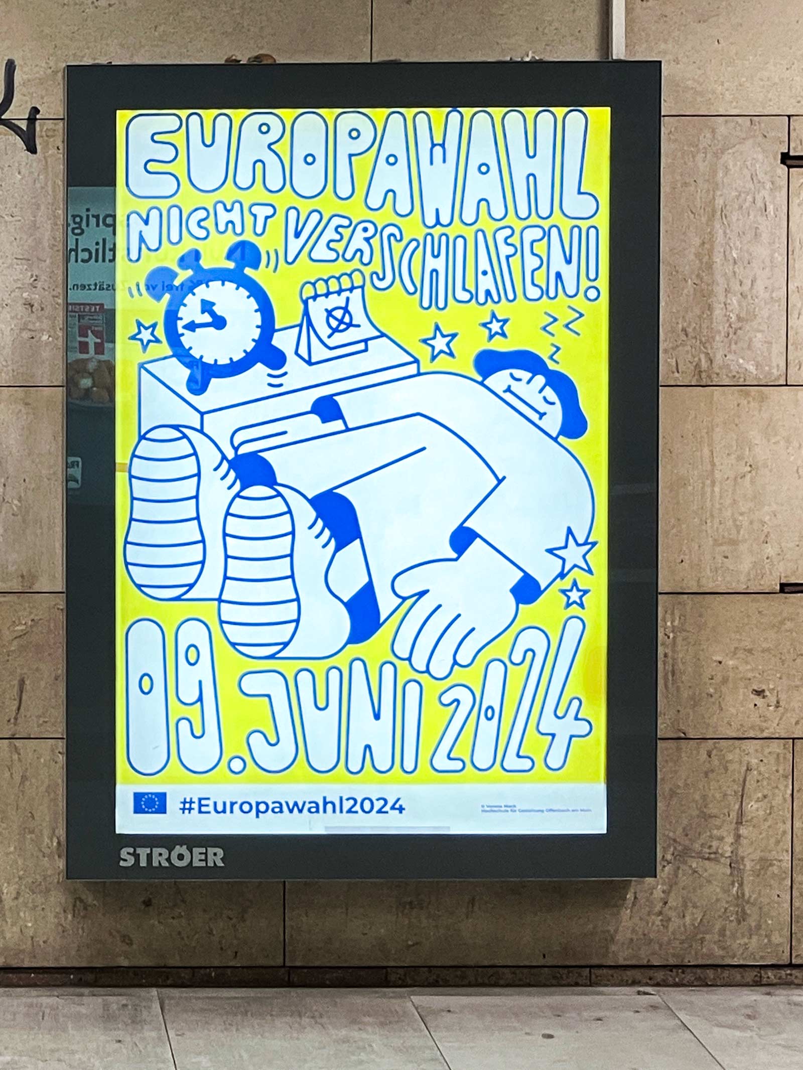 Plakat zur Europawahl