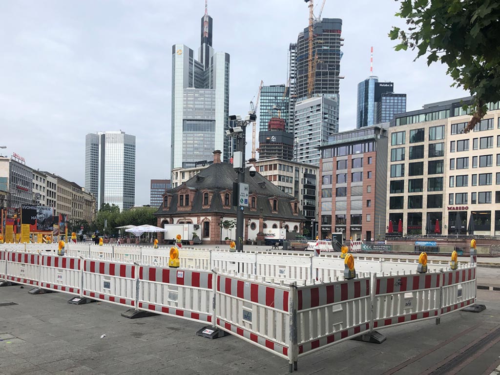 Sommer 2023: Viele Baustellen in Frankfurt