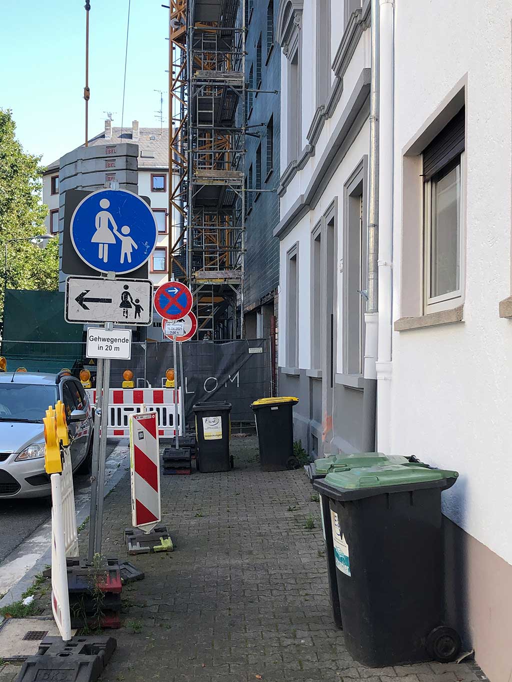 Sommer 2023: Viele Baustellen in Frankfurt