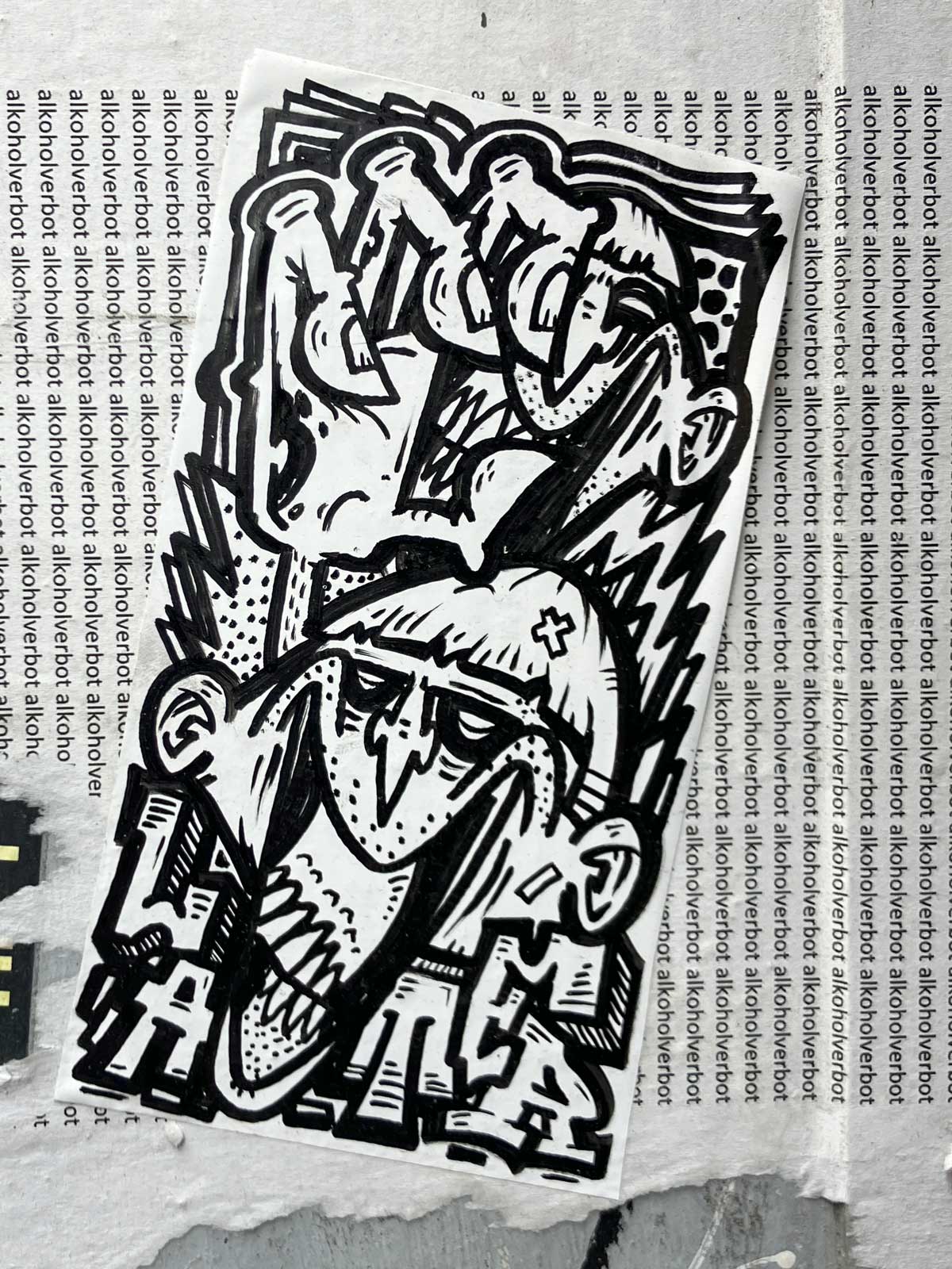 Streetart-Sticker von Dawgtor