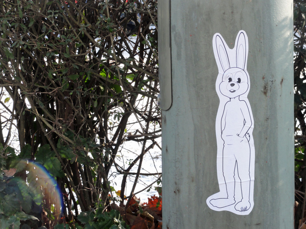 Urban Art Frankfurt - Schlanker Hase