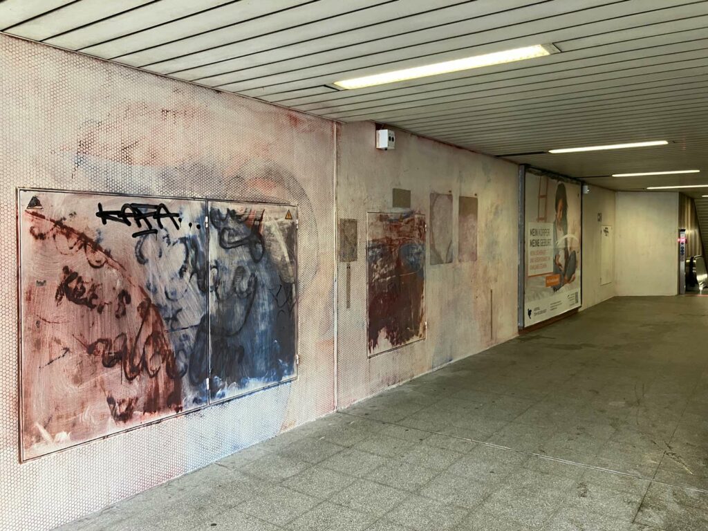 Urban-Art-Wandbilder im Lokalbahnhof in Frankfurt wurden entfernt