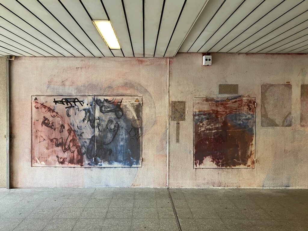 Urban-Art-Wandbilder im Lokalbahnhof in Frankfurt wurden entfernt