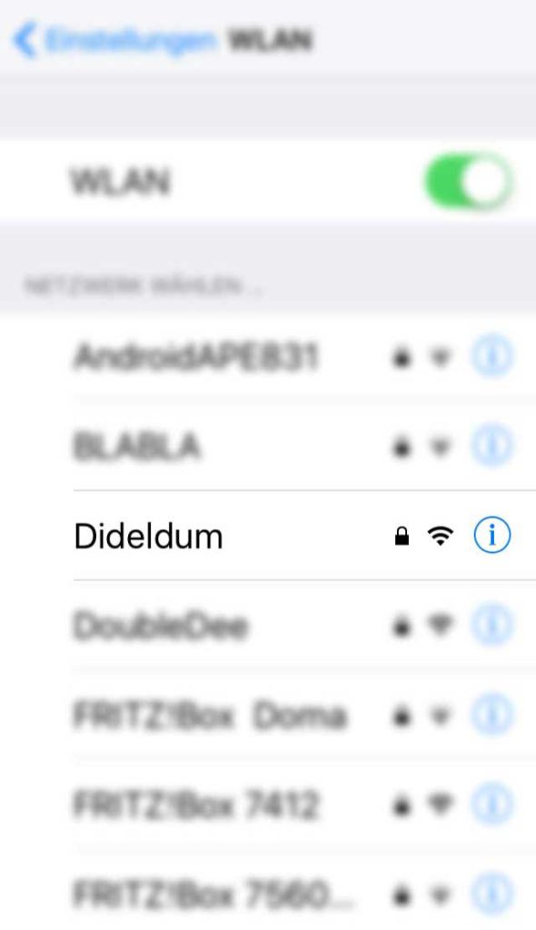 WLAN-Name in Frankfurt - Dideldum