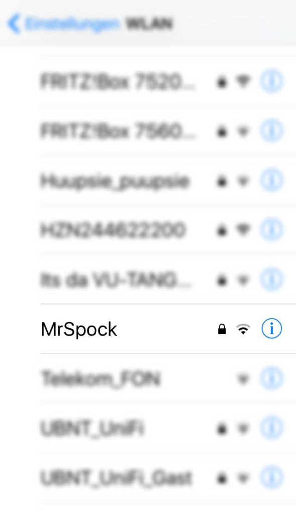 WLAN-Namen in Frankfurt - Mr. Spock