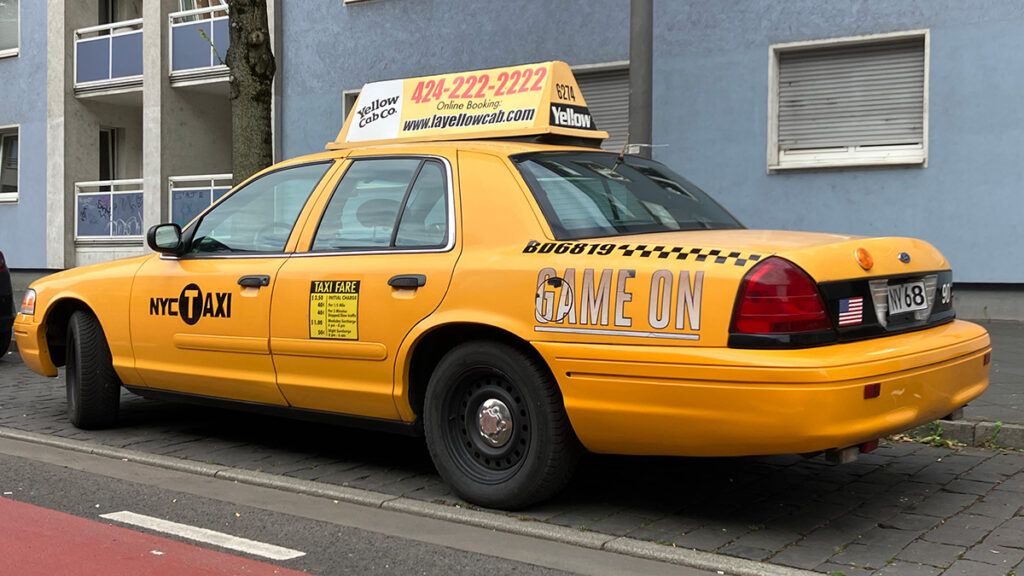 Yellow Cab / NYC Taxi in Frankfurt